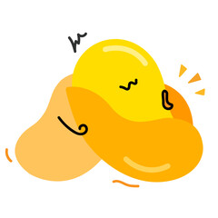 Three squirrels, new in spring naturel food icon pack