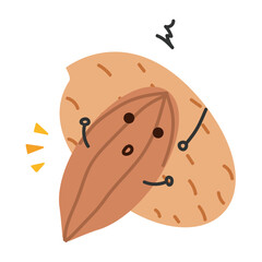 Three squirrels, new in spring naturel food icon pack