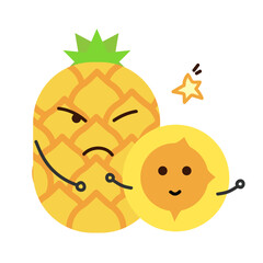 Three squirrels, new in spring naturel food icon pack