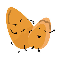 Three squirrels, new in spring naturel food icon pack