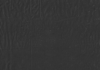Black craft paper texture background, minimal aesthetic design. Black textured Old vintage page or grunge vignette of newspaper design with copy space for wallpaper or backdrop. Minimal black crumpled