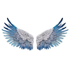 Obraz premium Angel Wings Glowing with Light Representing Freedom, Hope, and Spiritual Grace