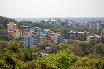 Obraz premium View from Monte Hill View Point in Margao, Goa, India