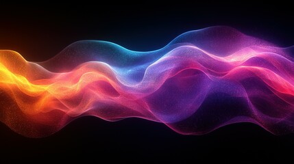 Abstract Colorful Wave Energy Flow Design