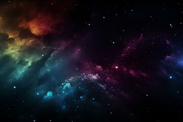 Naklejka premium stars and nebula