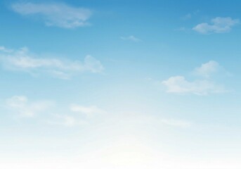 This image presents a smooth blue gradient background with subtle hints of white, evoking the lightness and openness of a clear sky