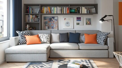 Modern Apartment Living Room Interior Design
