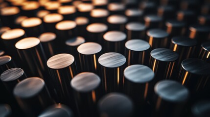 Key view of uranium fuel rods vital for clean nuclear power generation