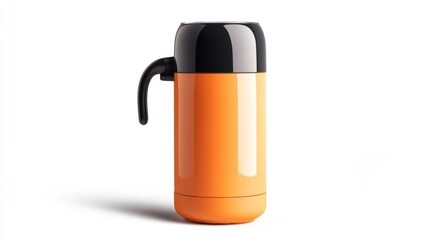 Orange Thermal Mug, Studio Shot
