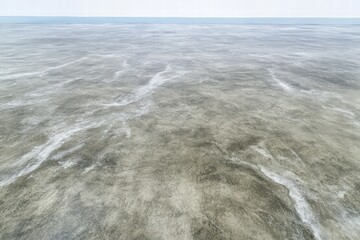 Expansive Tranquil Water Surface with Soft Waves and Light Reflection
