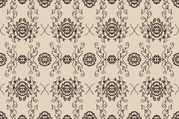 Motifs African boho paisley Floral Ikat pattern embroidery border. Ethnic ikat floral Ethnic Indian Pattern Ikat pattern Ethnic Pattern.Border indian floral Aztec embroidery border seamless patterns.