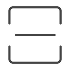 Use for mobile version of mall shopping outline icon pack