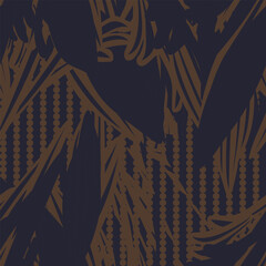 Neutral Colour Abstract Brush Strokes Seamless Pattern Design