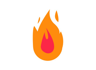 Illustration of an Firefighter Fire Flat Icon