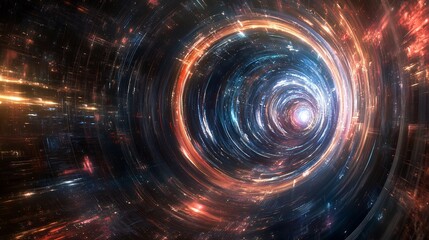 American scientist discovering hidden wormhole lead universe where time flow differently Their exploration of parallel world reveals new dimension of reality potential groundbreaking scientific