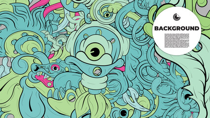 Dynamic vector wallpaper with colorful fractal patterns and layouts, perfect for your poster, banner, and fabric print needs.