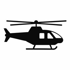Minimalist Helicopter Art 