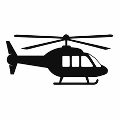 Minimalist Helicopter Art 