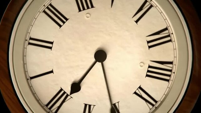 Roman old clock revealed video