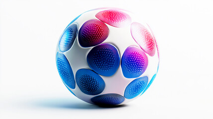Fototapeta premium Soccer ball icon, white background