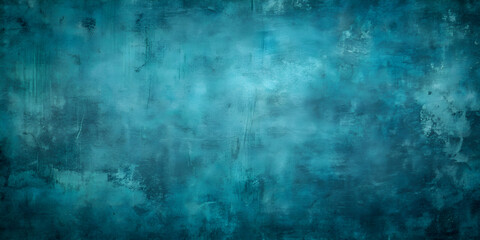 Fototapeta premium turquoise grunge abstract background with textured depth and artistic brushstrokes perfect for digital art, print templates, and elegant branding projects