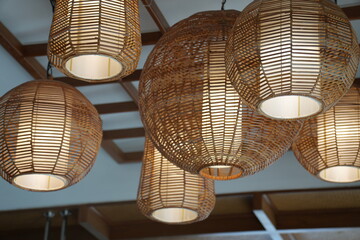 chandelier in the hotel