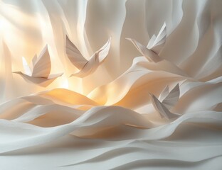 Transform Succeed Grow Leadership Creativity Innovation Change Origami Jet Airplane Metaphor