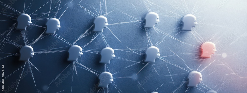Poster community connection and networking design for business and teamwork