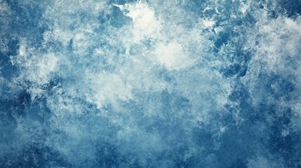 Fototapeta premium Abstract blue watercolor texture background. (1)