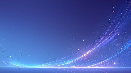 Ethereal light beams and cosmic colors abstract background. Emphasizing celestial and dreamy design. Ideal for space-themed projects.
