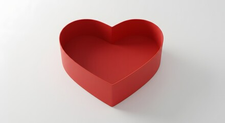 red paper heart