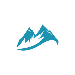 Mountain logo vector template symbol design