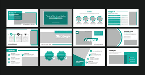 PowerPoint business presentation template. Abstract white, yellow, slides. Brochure cover design, cover design, proposal, pitch deck, google slides,