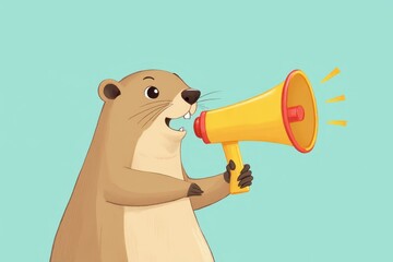 Fototapeta premium groundhog day is coming up on february 2nd, and we're celebrating with a free day of learning