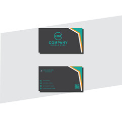 Modern And Minimalist Business Card Template Design. 