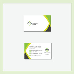 Modern And Minimalist Business Card Template Design. 