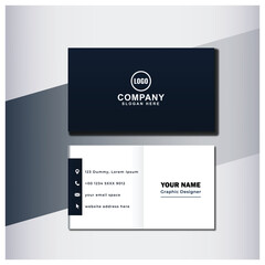 Naklejka premium Modern business card template.