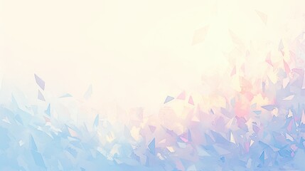 Abstract background with serene watercolors and soft texture. Featuring blended shades of aqua, lavender, and peach with flowing brushstrokes. Ideal for peaceful design themes.