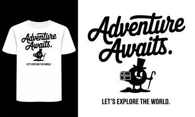 Kids Adventure T-Shirt Vector Design