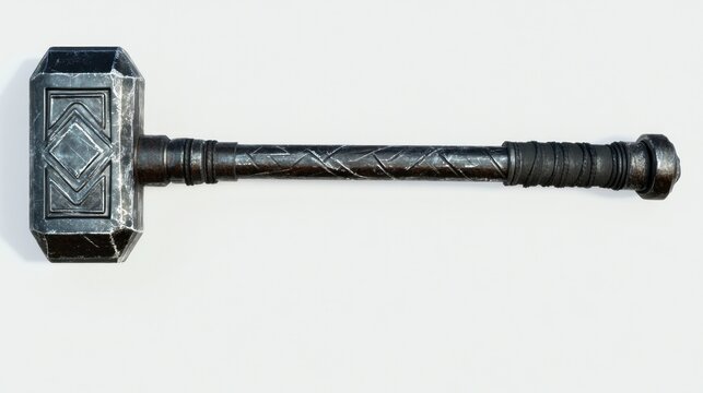 Realistic 3D Rendered War Hammer