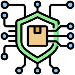 Digital Right Management Icon