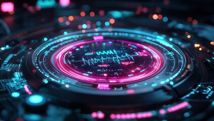 Interactive digital health system showcasing advanced patient analytics.