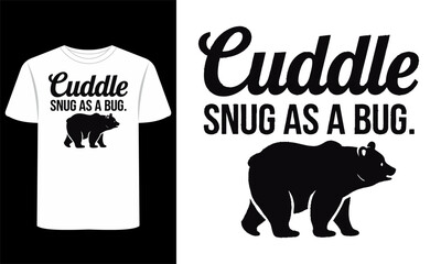 Cuddle Kid T-Shirt Tees Vector Design