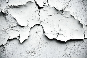 Obraz premium Cracked plaster wall texture, urban decay background