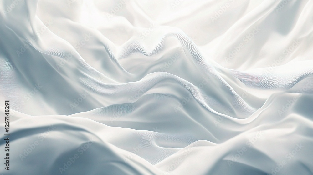Poster white abstract wave texture design background with soft lines