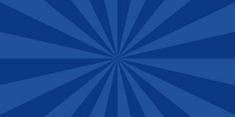 Background sunburst pattern blue design. Vintage sunrays illustration swirl grunge backdrop line. sun beam vector banner design and comic burst gradient concept pattern.	