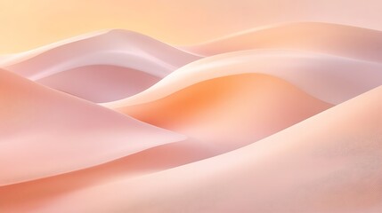 Fototapeta premium Abstract Pastel Pink and Orange Sand Dunes