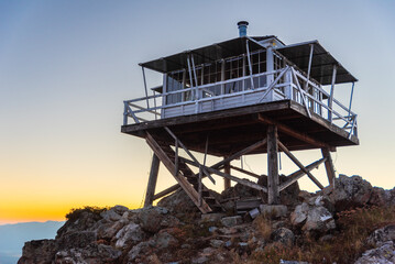 Fire Detection Center At Mountain Summit