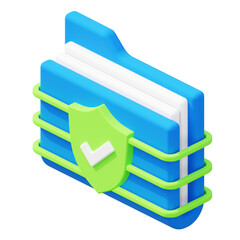 data protection 3d illustration