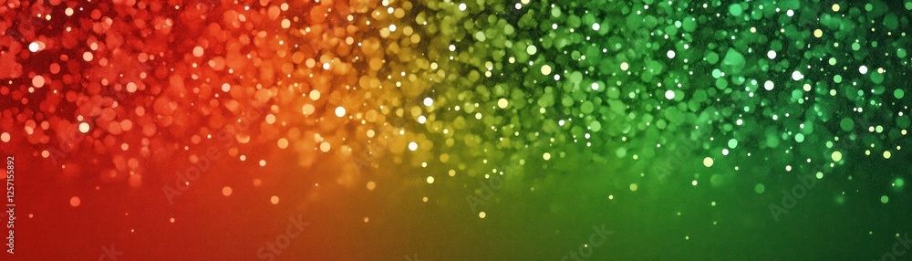 Poster Abstract background with multicolored bokeh lights and gradient design